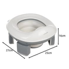 Kruzzel 2v1 otroška prenosna kahlica/nastavek za WC