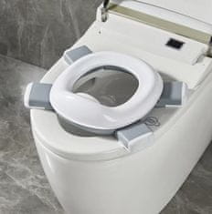 Kruzzel Prenosna otroška kahlica 2v1 + WC nastavek, zložljiva potovalna kahlica, 100 vrečk
