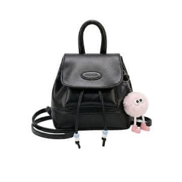 eCarla Majhna elegantna torbica in nahrbtnik 2v1 - Noir