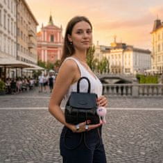 eCarla Majhna elegantna torbica in nahrbtnik 2v1 - Noir