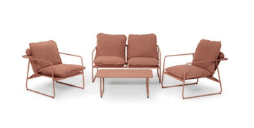 Green Bay Ember vrtna kovinska garnitura z blazinami (088827)