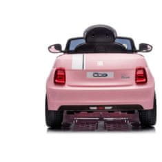PRINCE TOYS Fiat avto na akumulator, do 25 kg, roza