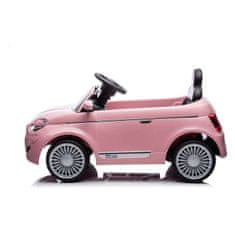 PRINCE TOYS Fiat avto na akumulator, do 25 kg, roza