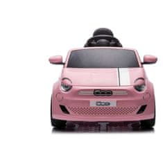 PRINCE TOYS Fiat avto na akumulator, do 25 kg, roza
