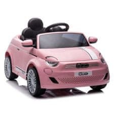 PRINCE TOYS Fiat avto na akumulator, do 25 kg, roza