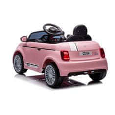 PRINCE TOYS Fiat avto na akumulator, do 25 kg, roza