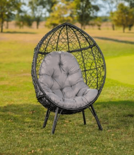 Udoben vrtni stol jajček