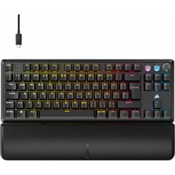 Corsair K70 PRO TKL High-Performance Hall Effect tipkovnica, črna (CH-911911G-NA)