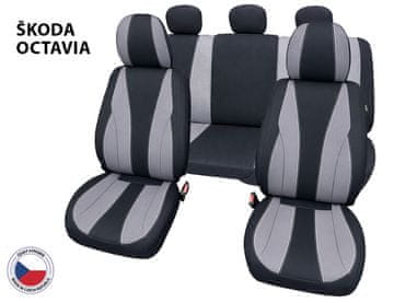 Cappa Avtoprevleke Perfetto TM Škoda Octavia črna/siva