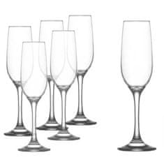 Gicos Set kelihi za šampanjec Bacco 215ml / 6 kos / steklo