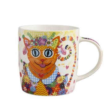 Maxwell & Williams Lonček Kaleidoscope 370ml / Ginger / porcelan