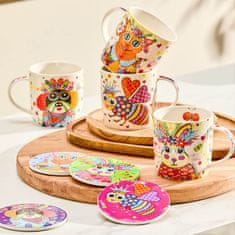 Maxwell & Williams Lonček Kaleidoscope 370ml / Bestie / porcelan