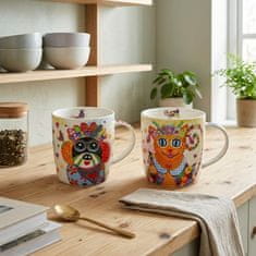 Maxwell & Williams Lonček Kaleidoscope 370ml / Bestie / porcelan