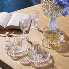 Andrea Fontebasso Set skodelica za čaj Rib 210ml / 6 kos / steklo