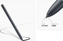 Samsung Original PISALO EJ-PT730BBE za Galaxy Tab S7 FE - črn