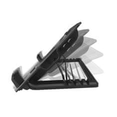 Hladilno stojalo za prenosnik do 17", tih ventilator, 2x USB, Ewent EW1258