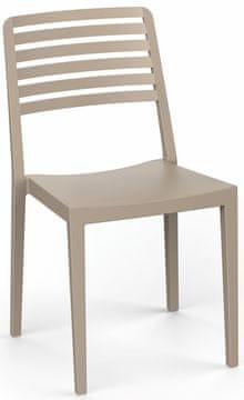 Rojaplast Elegantni Fotelj ROW - UV odporen, recikliran material, taupe barva