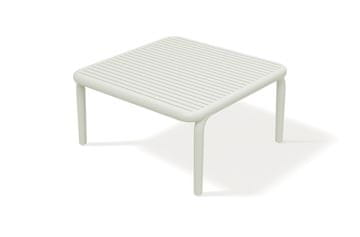 Prosperplast Klubska mizica BRENE 79,5 × 79,5 × 40,5 cm, bež, plastika Prosperplast
