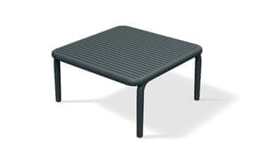 Prosperplast Konferenčna mizica BRENE 79,5 x 79,5 x 40,5 cm, antracitna, plastična