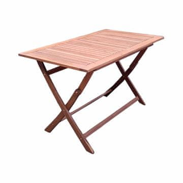 eoshop Zložljiva vrtna miza PANAMA iz masivne oljene akacije 117x75 cm