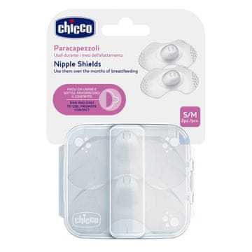 Chicco SkinToSkin silikonski ščitnik za bradavice 2 kosa S/M
