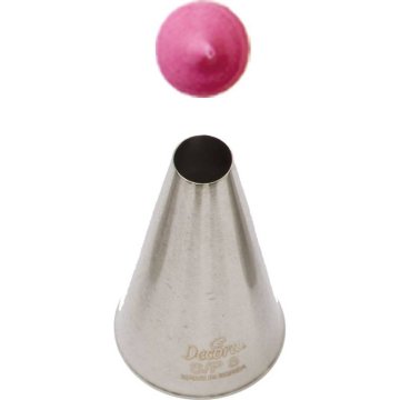 Decora Okrogla konica za okraševanje slaščic S/P8, idealna za makrone -