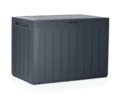 Prosperplast Vrtni shranjevalni zaboj Prosperplast BOARDEBOX 190 l, antracit (78 × 55 × 43,3 cm)