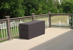 Duramax Duramax Durabox plastični vrtni shranjevalni zaboj 270 l, 117×45×56 cm, rjav