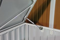 Duramax Duramax kovinski vrtni shranjevalni zaboj 585 l 134×72×73 cm antracit 71051