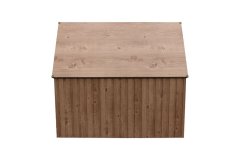 Duramax Vrtna kovinska shranjevalna skrinja Duramax 195×91×94 cm, 1450 l, dekor hrast