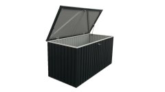 Duramax Vrtna kovinska shranjevalna skrinja Duramax 1450 l, 195x91x94 cm, antracit