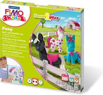 Rayher.	 FIMO Kids set poni