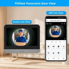 Secutek Digitalno WiFi kukalo za vrata SRT-PD7