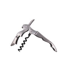 Eva Dvojni odpirač za steklenice / srebrn mat / inox