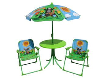 Wiky Vrtni otroški komplet pohištva z motivom Krtka