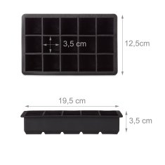 Northix Silikonski Model za Ledenice 3,5 cm, 15 Kock brez BPA