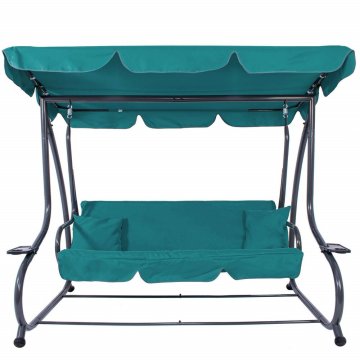 Springos Zunanja gugalnica Springos VENEZIA za 3 osebe, turkizna, udobje na prostem