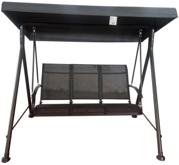 Rojaplast Kovinska vrtna gugalnica HOLLYWOOD II s sivo streho