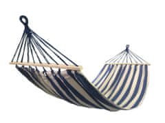 SEDCO Viseča mreža SEDCO PolyCotton 200 × 90 cm, bela/modra, nosilnost 120 kg