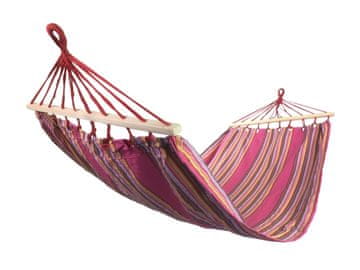 SEDCO Viseča mreža SEDCO PolyCotton 200 × 90 cm, roza, nosilnost 120 kg