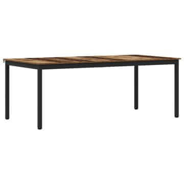 Vidaxl Jedilne mize 2 szt. 200 x 100 x 75 cm Konstruiran les