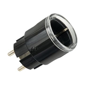 Shelly Plug & Play Plug S Gen3 Matter, pametna Wi-Fi vtičnica, 12A, merilna funkcija, WLAN, Bluetooth, črna