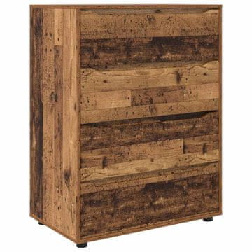 Vidaxl Omare za shranjevanje Star les 80 x 48 x 105 cm Konstruiran les