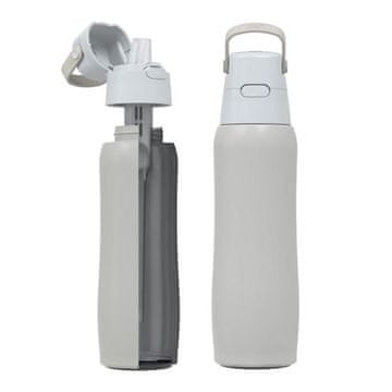 DAFI Solid Steel filter steklenica 0,8 l biserna
