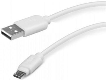 SBS SBS USB 2.0 - microUSB kabel 1m bel