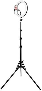 Tracer TRACER RING obročasta svetilka 30 cm s stojalom 210 cm
