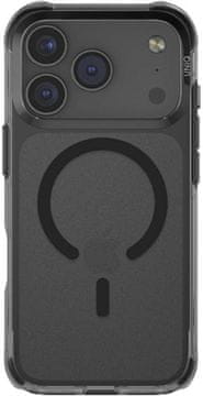 UNIQ UNIQ LifePro Xtreme ovitek za Apple iPhone 17 Pro 6.3 z magnetnim polnjenjem, črn, prozoren, prozorno-črn