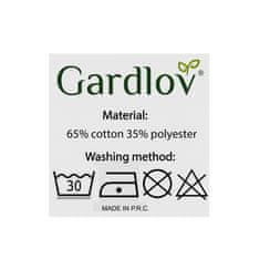 Gardlov Vrtna viseča mreža Gardlov 200x150 cm, s trdnimi lesenimi palicami, siva