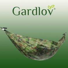 Gardlov Potovalna viseča mreža Santiago Army 260x140cm s protikomarnikom