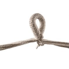 Iso Trade Brazilski Viseči Stol Gardlov Bež z 2 Blazinama